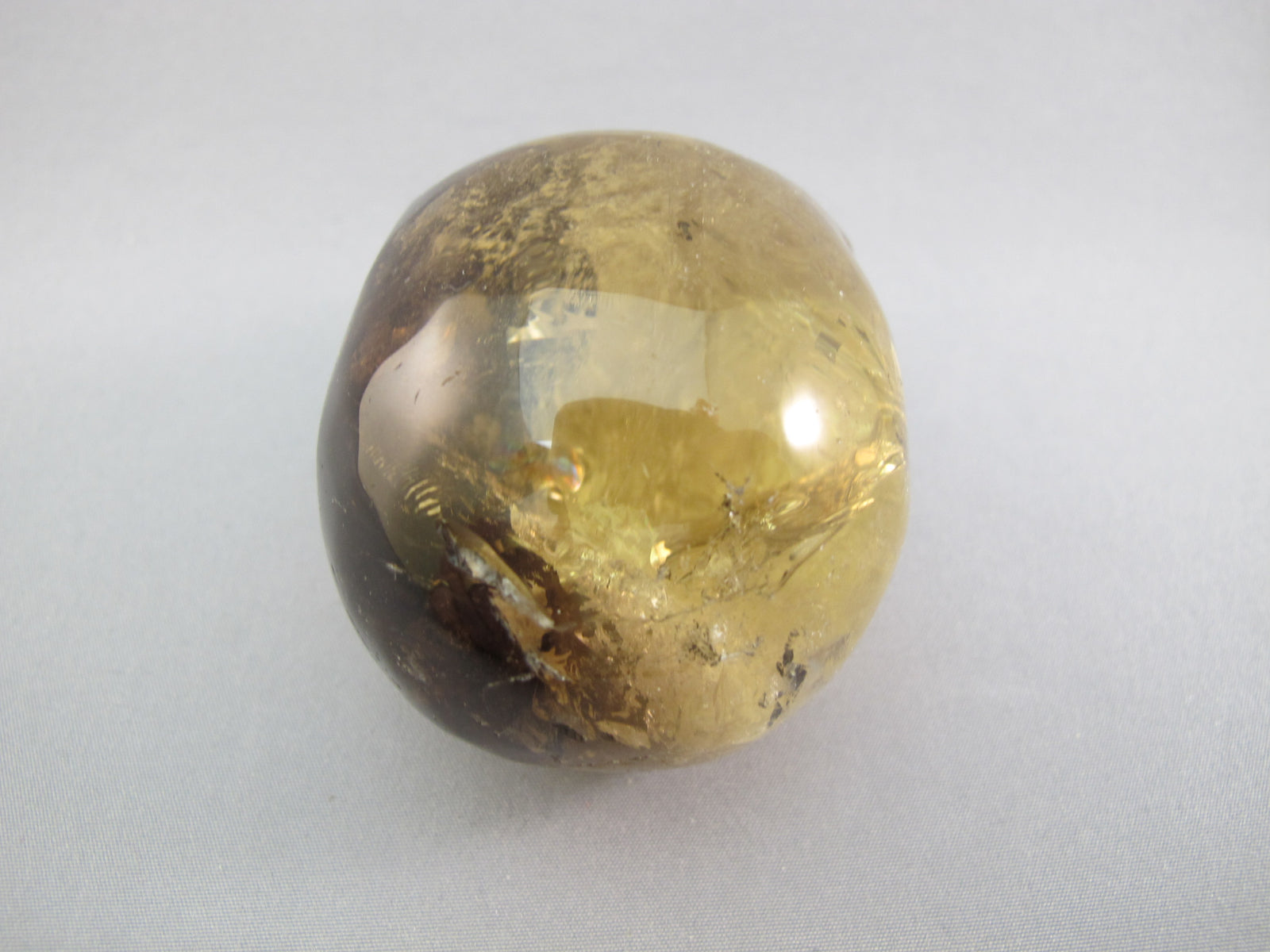 A-C-M-241-s : Adoption 2.9-Inch Smoky Citrine Crystal Skull