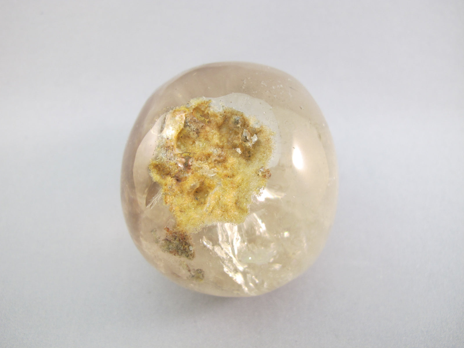 A-C-M-361-s : Adoption Tri-Color Smoky Citrine Crystal Skull