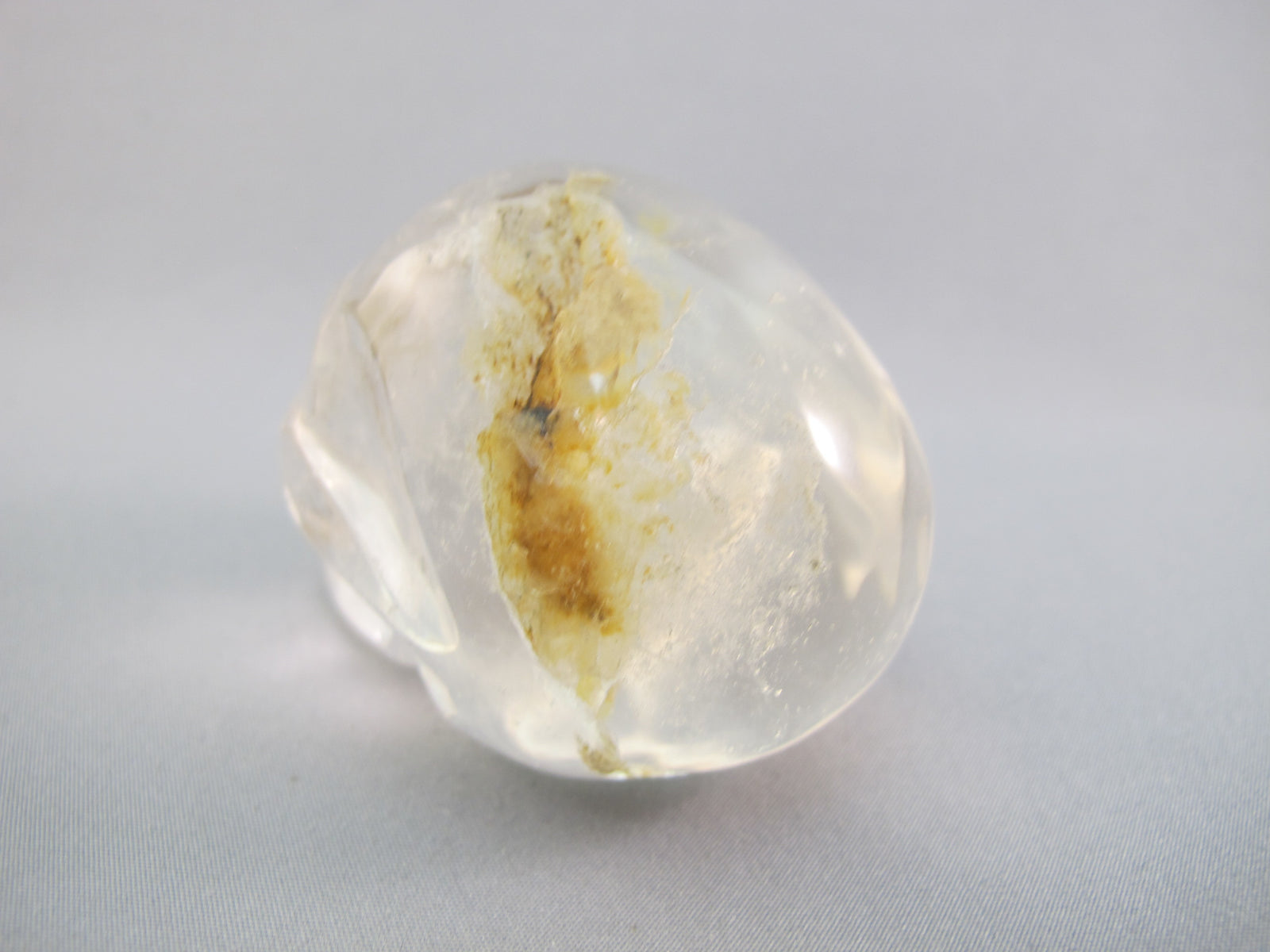 A-Q-M-167 : Adoption 2.6-Inch Hematoid Quartz Crystal Skull