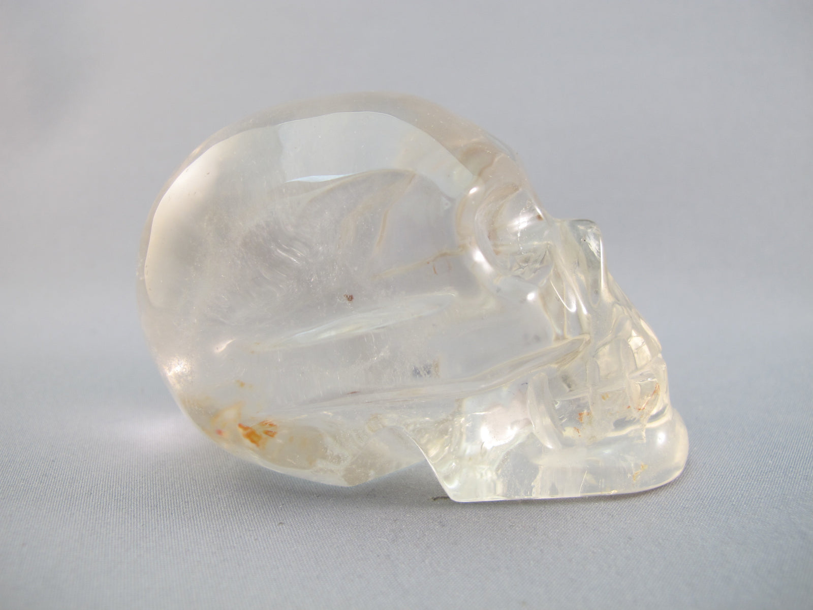A-Q-M-250 : Adoption 3-Inch Hematoid Quartz Crystal Skull