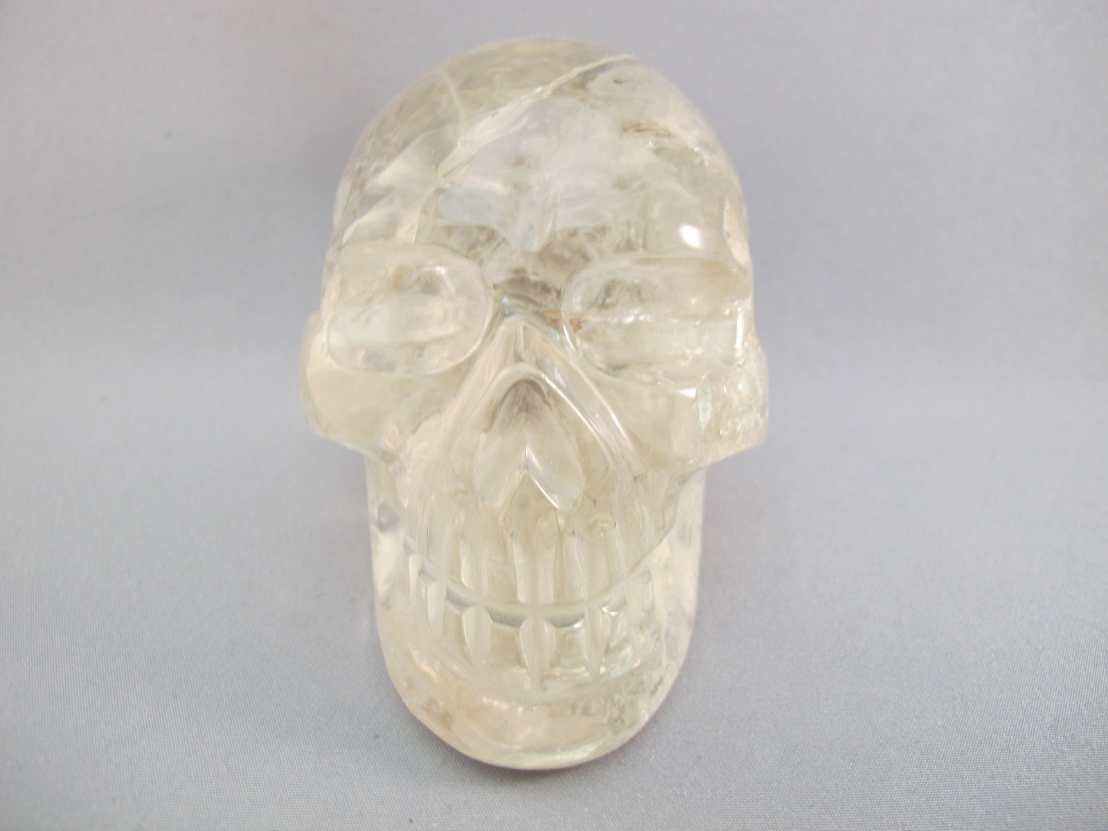 A-Q-L-647 : Adoption 4.2-Inch Hematoid Quartz Crystal Skull