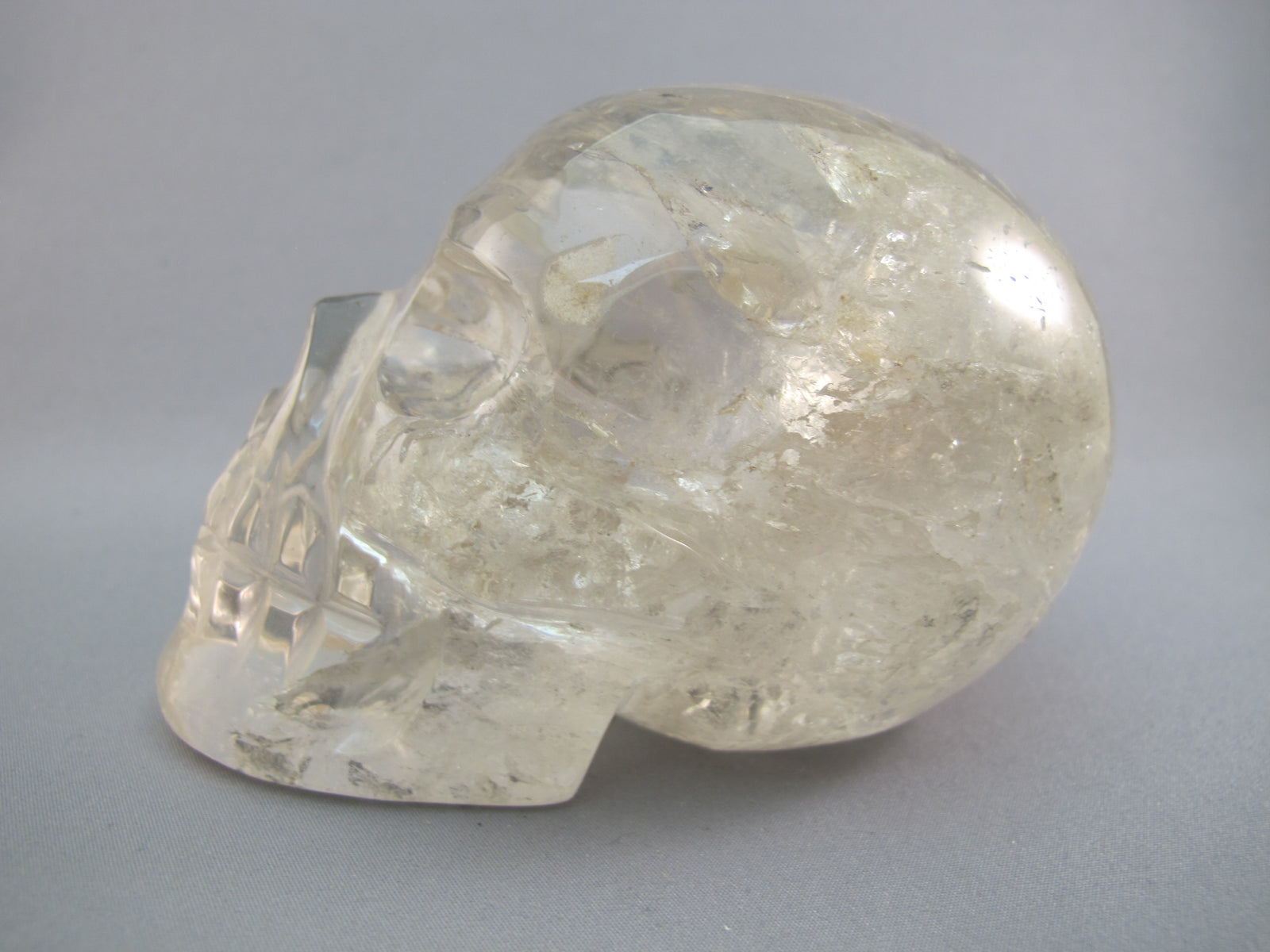 A-Q-L-578 : Adoption 4.1-Inch Fire Quartz Crystal Skull