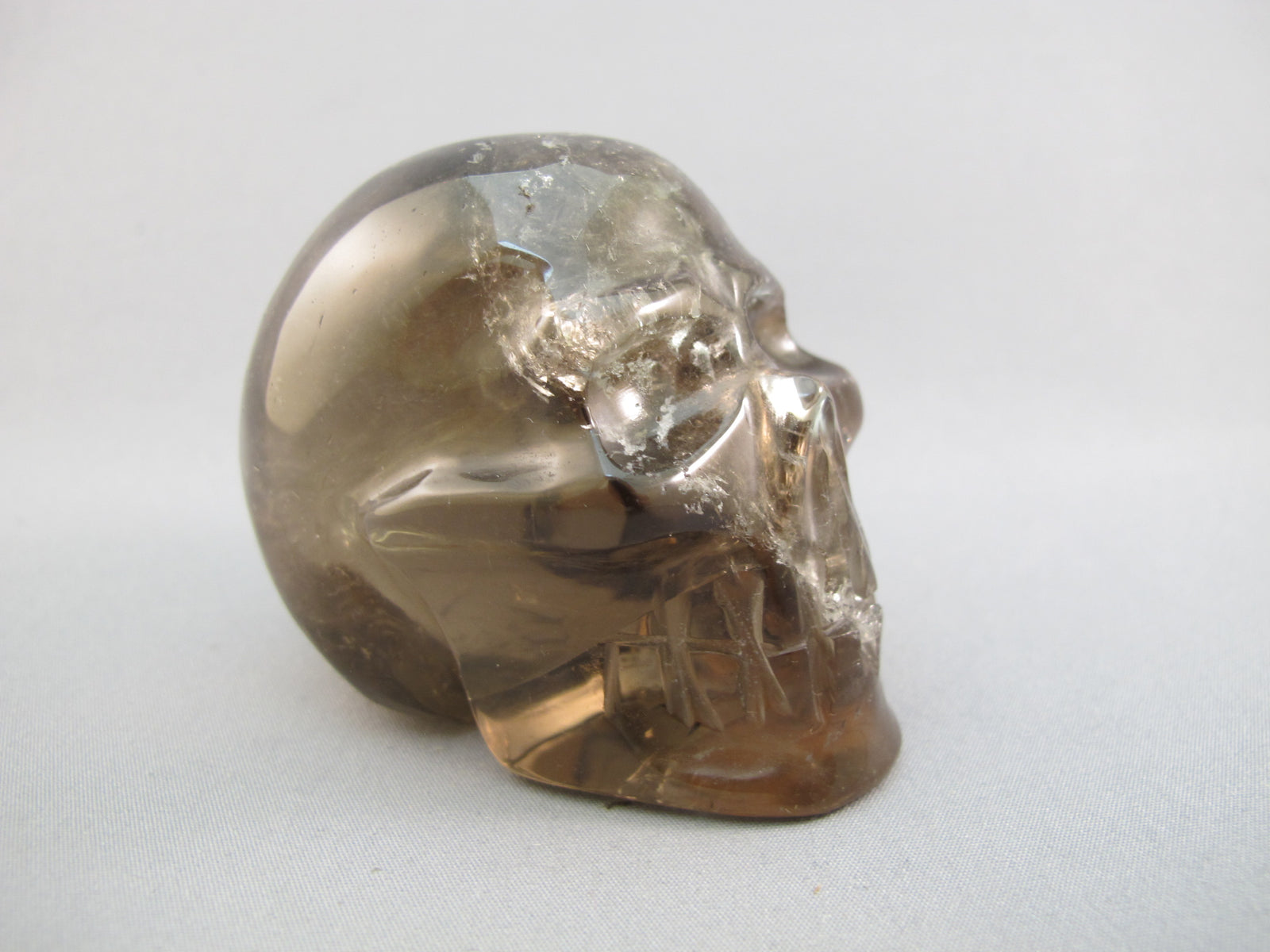 A-SQ-M-209 : Adoption 2.7-Inch Smoky Quartz Crystal Skull