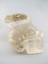 A-SQ-L-1404-r : Adoption 4.7-Inch Rutilated Smoky Quartz Crystal Skull
