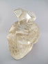 A-SQ-L-1404-r : Adoption 4.7-Inch Rutilated Smoky Quartz Crystal Skull