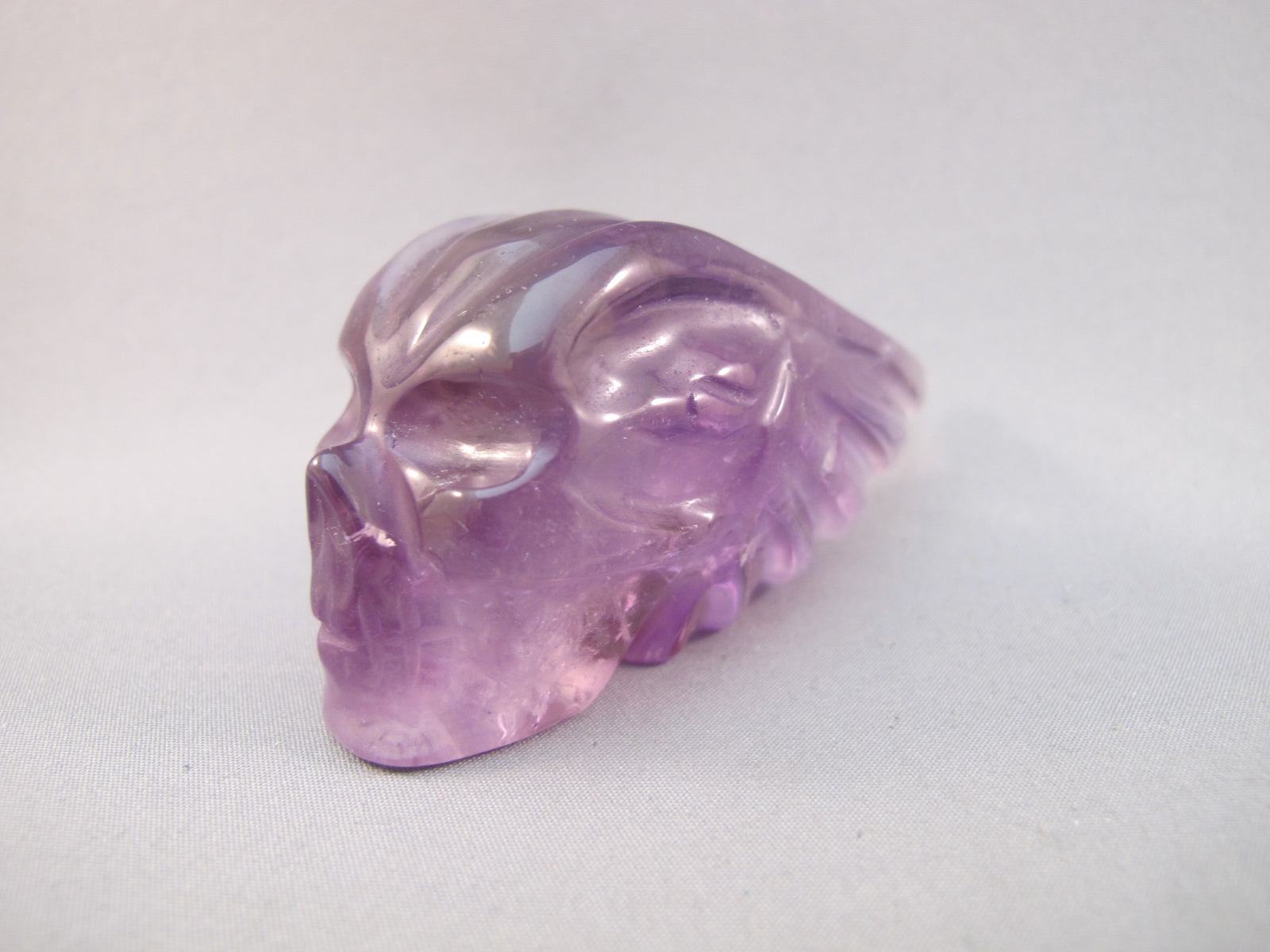 A-M-0088-w : 2.75-inch Winged Ametrine Crystal Skull