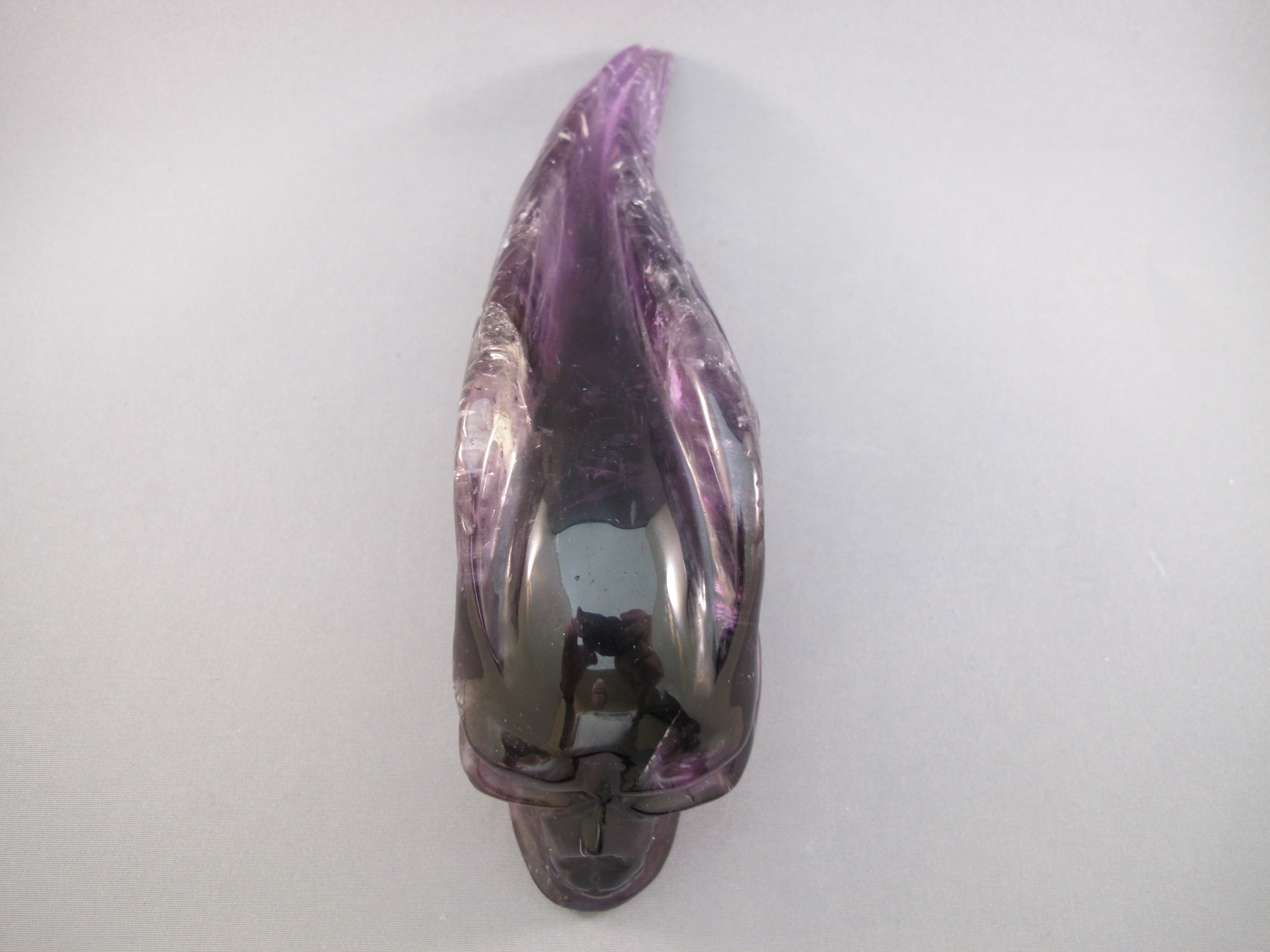 A-L-0503-w : 6.5-inch Winged Ametrine Crystal Skull