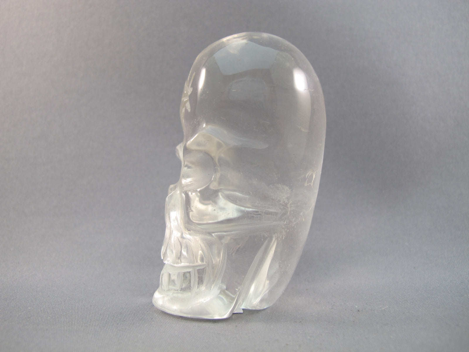 ASC-S-0146 : 1.6-inch Ascension Quartz Crystal Skull Totem