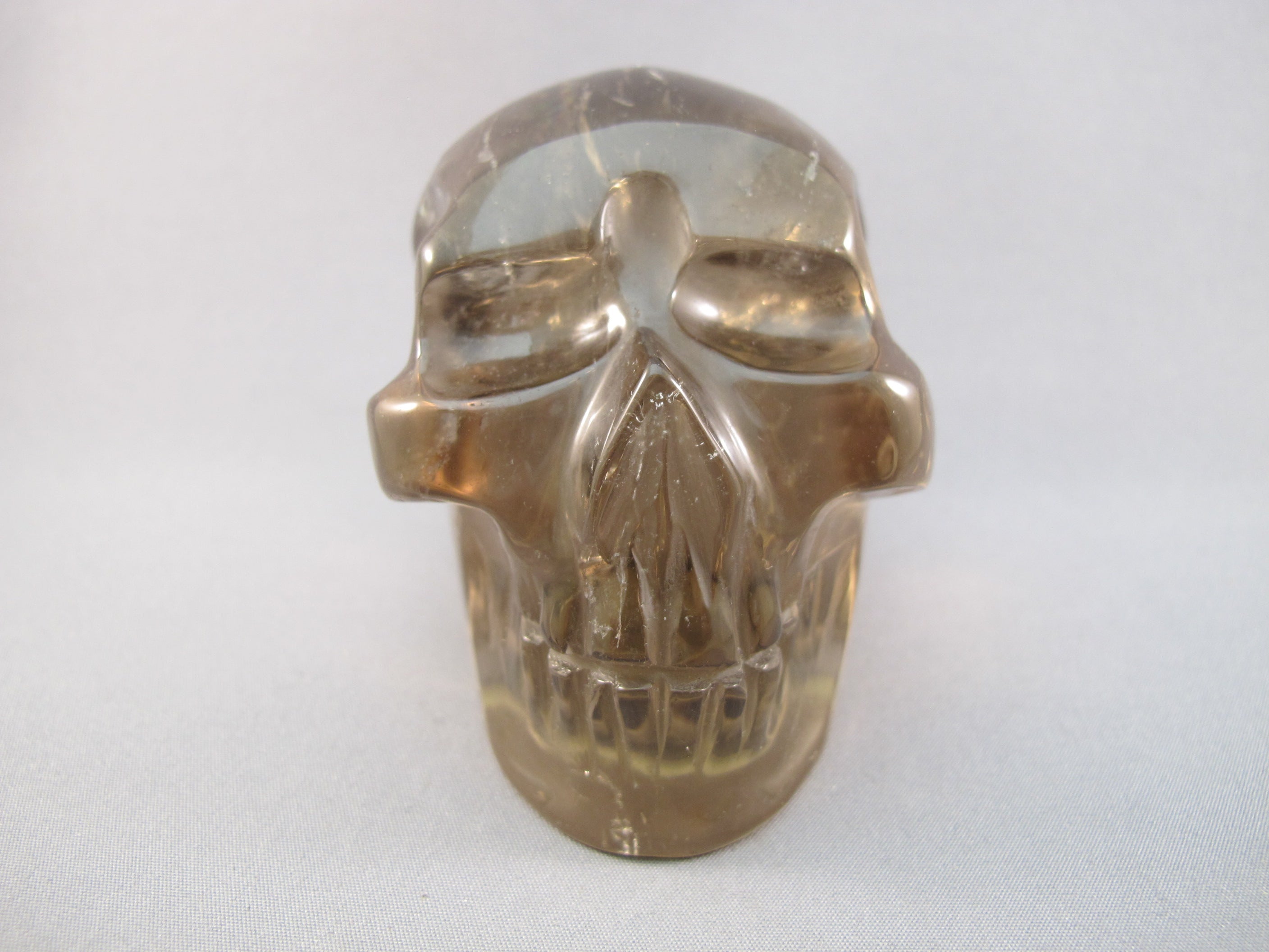 CS-SMQ-0380 :  3-inch Smoky Quartz Crystal Skull