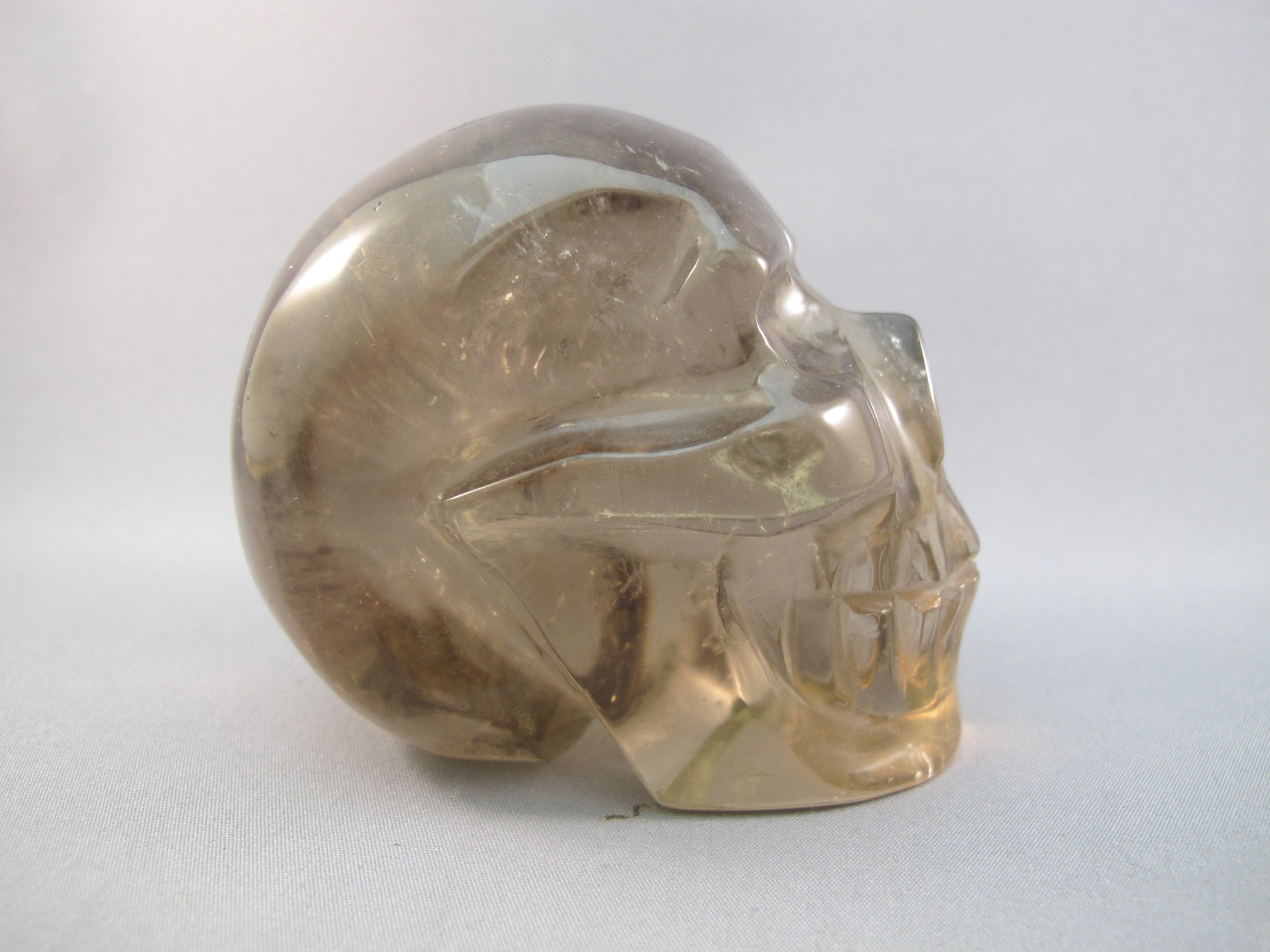 CS-SMQ-0380 :  3-inch Smoky Quartz Crystal Skull