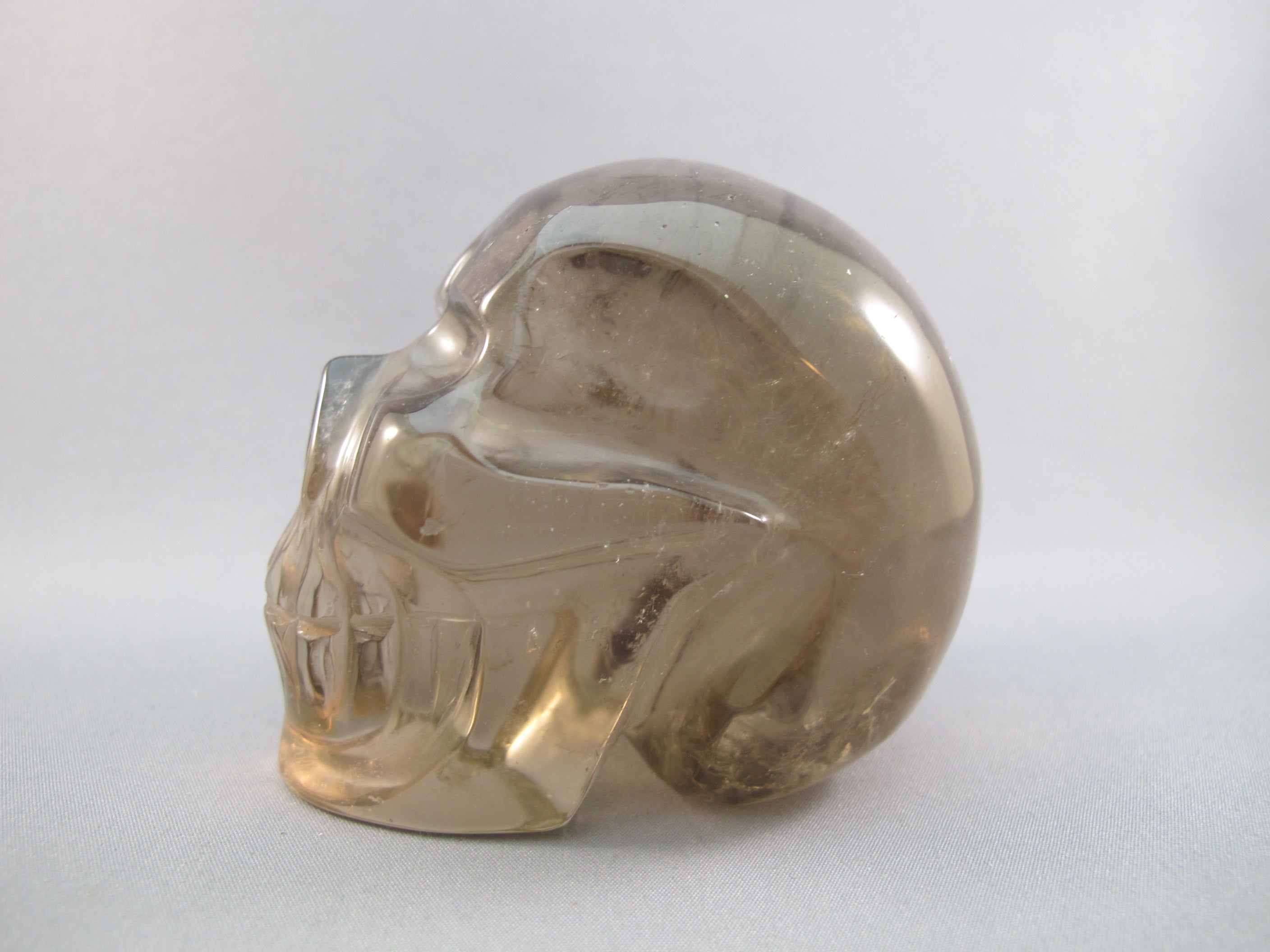 CS-SMQ-0380 :  3-inch Smoky Quartz Crystal Skull