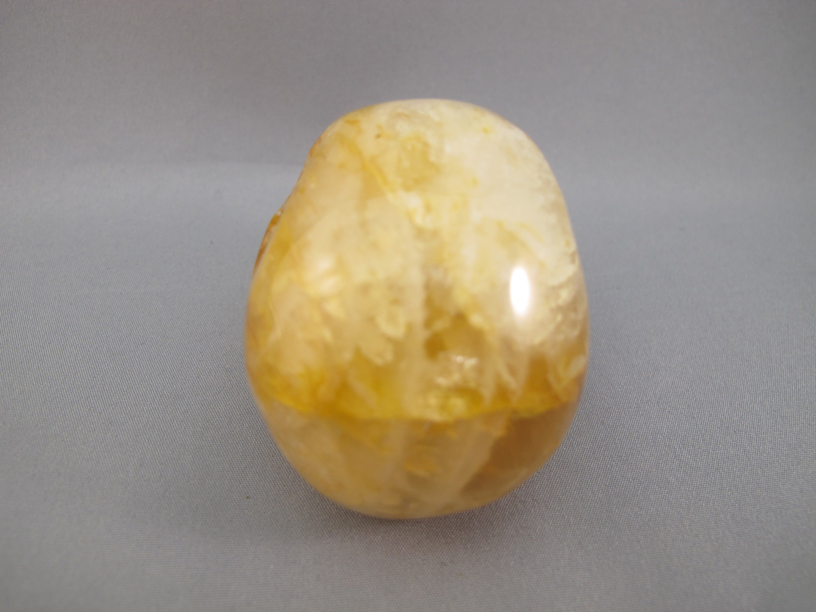 CS-GDH-STR-0175 :  2.5-inch Starlight Golden Healer Crystal Skull