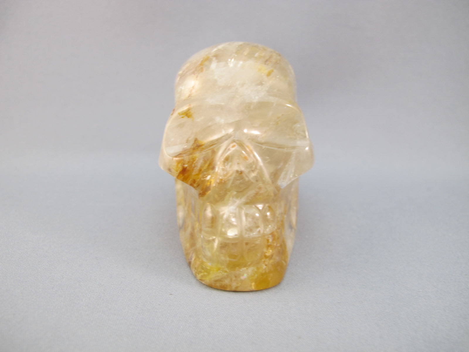 CS-GDH-RBW-0215 :  2.7-inch Rainbow Golden Healer Crystal Skull