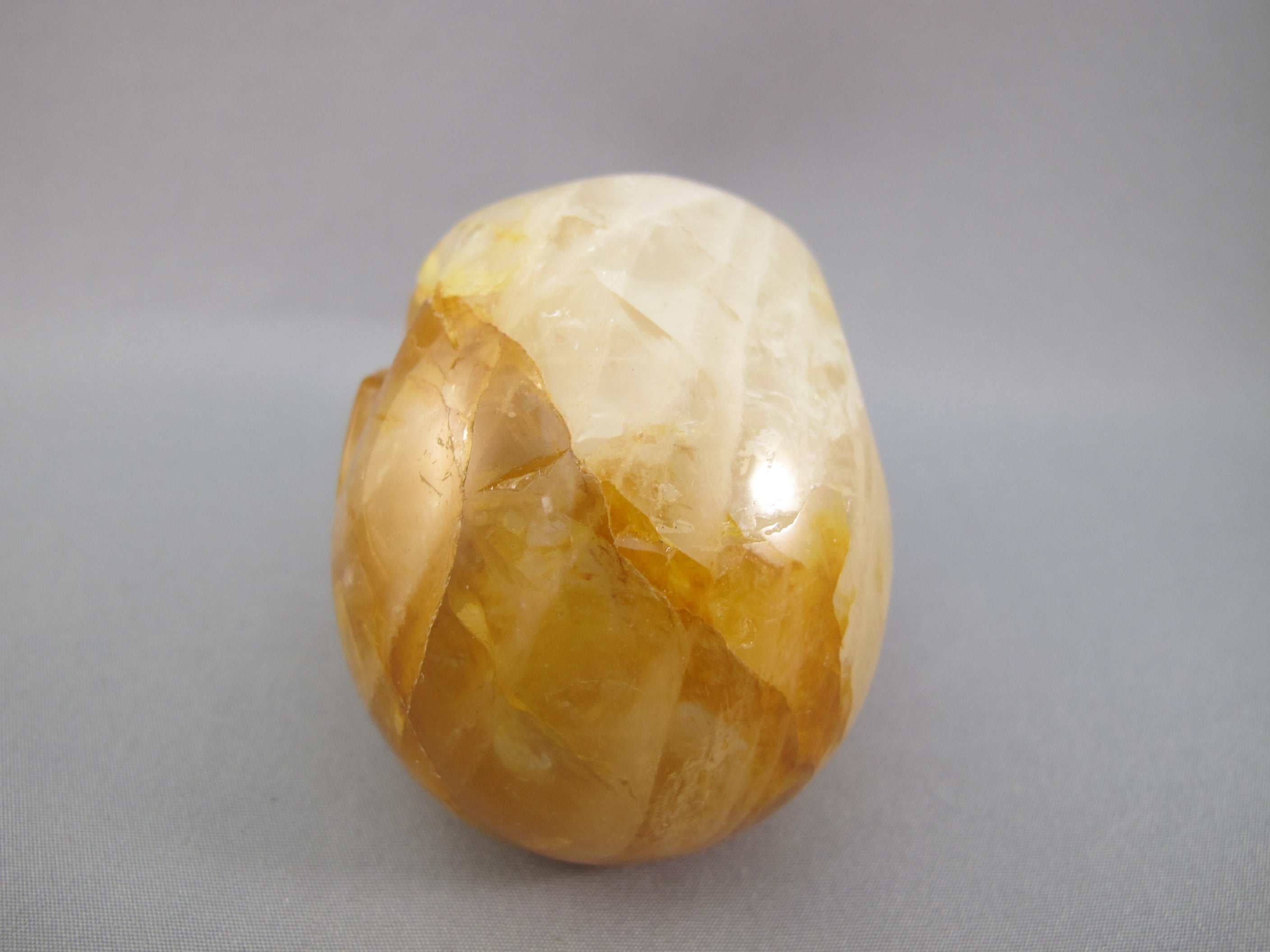 CS-GDH-STR-0225 :  2.75-inch Starlight Golden Healer Crystal Skull