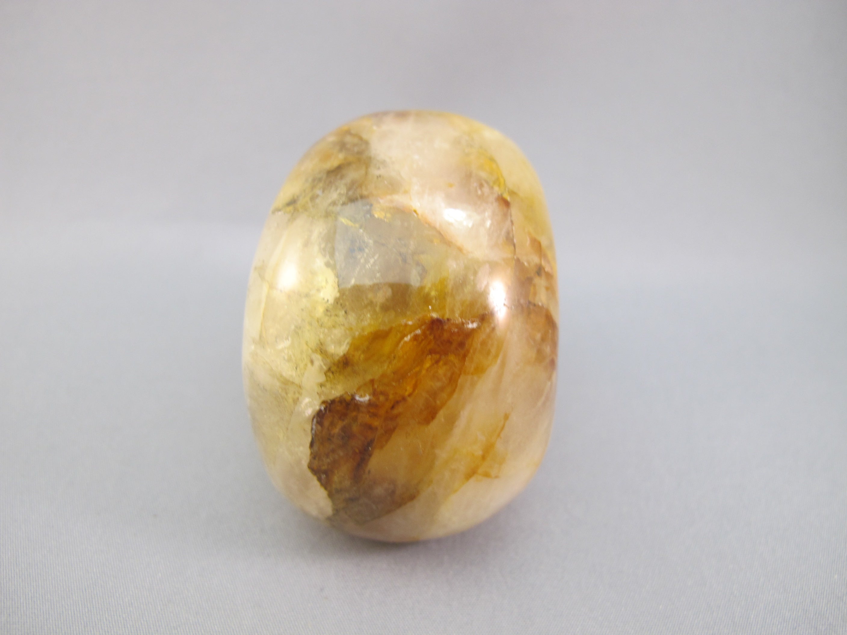 CS-GDH-DND-0242 :  3-inch Dendritic Golden Healer Crystal Skull