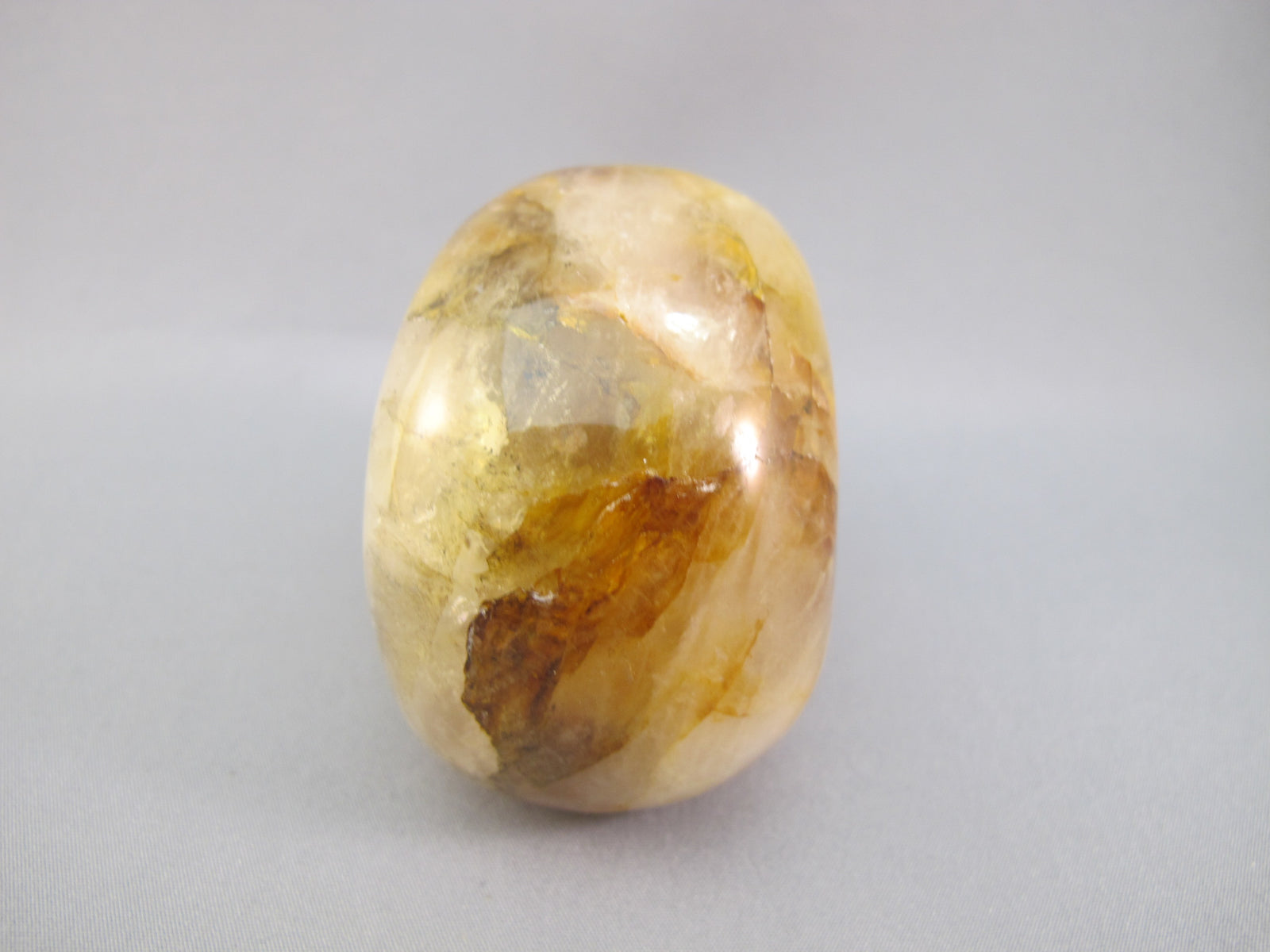 CS-GDH-DND-0242 :  3-inch Dendritic Golden Healer Crystal Skull