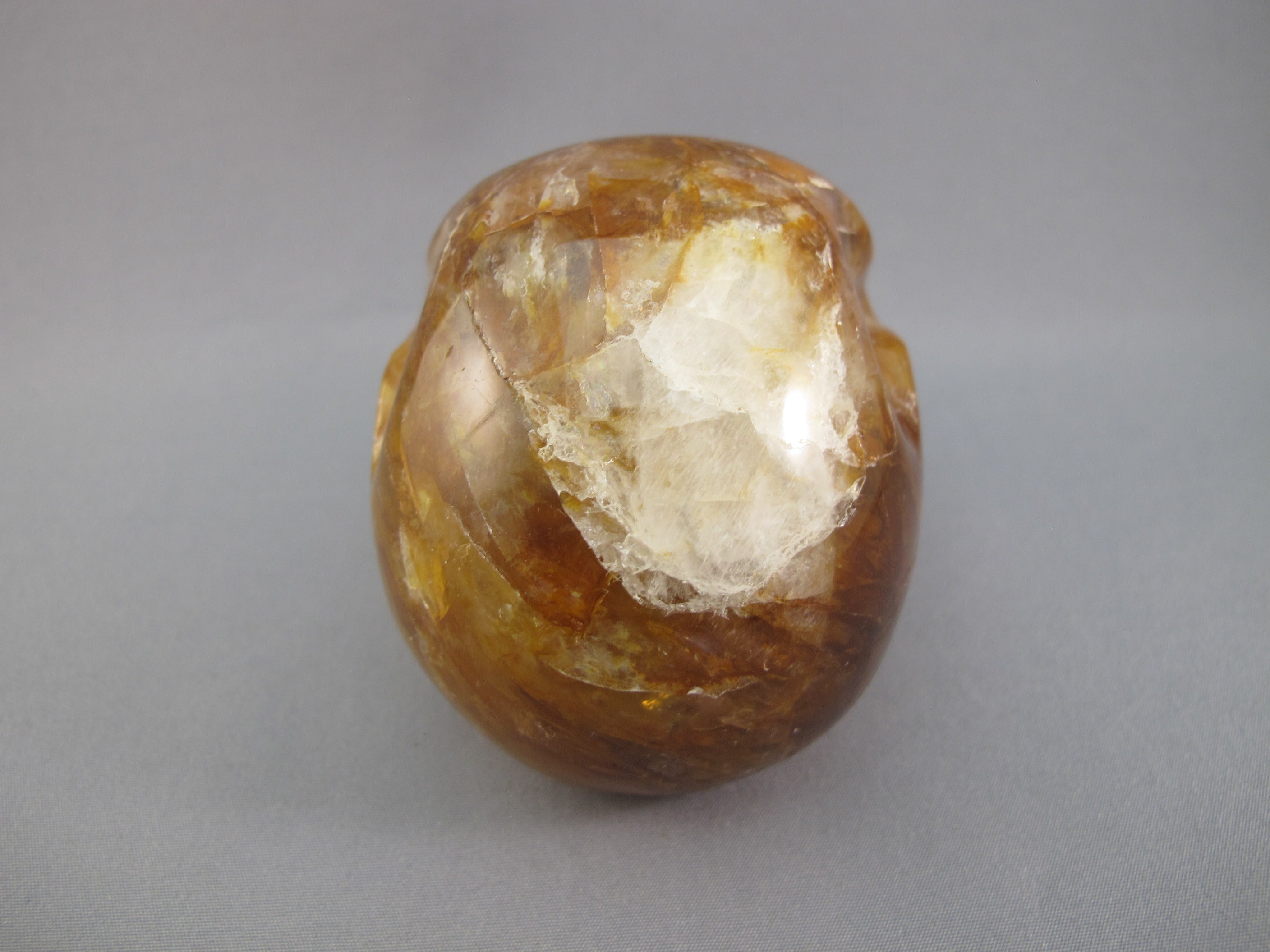 CS-GDH-STR-0335 :  3.1-inch Starlight Golden Healer Crystal Skull