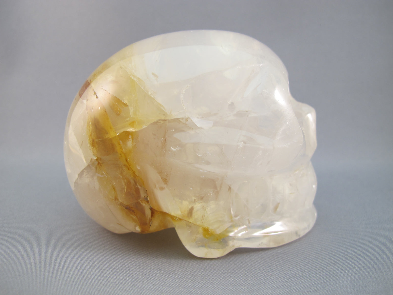 CS-GDH-STR-0567 :  3.5-inch STAR Golden Healer Crystal Skull