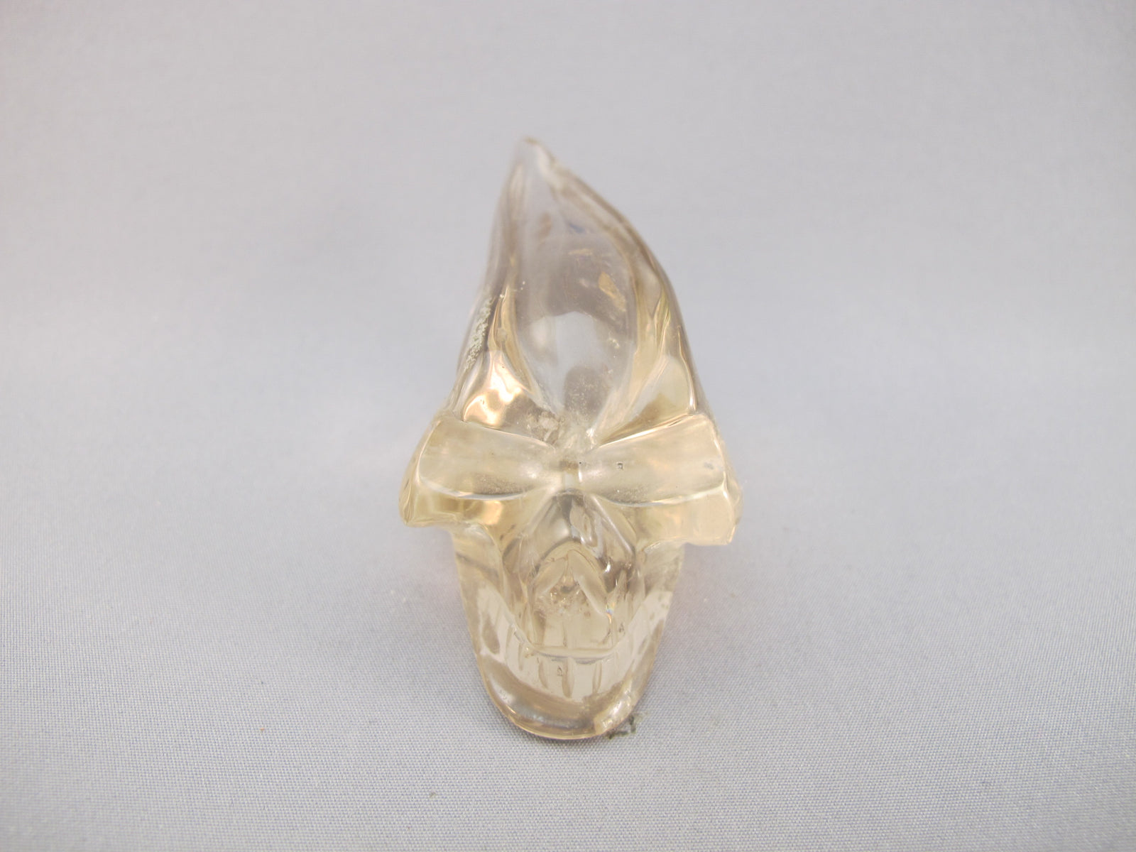 C-T-111 : Rainbow Citrine Traveler Crystal Skull
