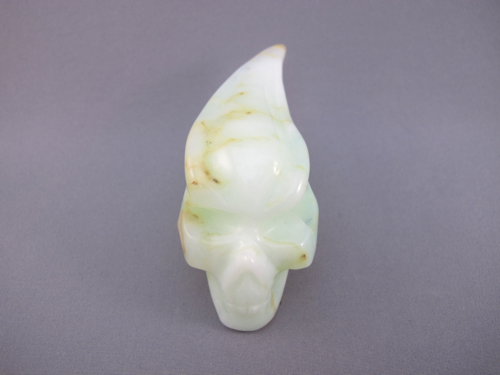 CHP-T-125 : Chrysoprase Traveler Crystal Skull