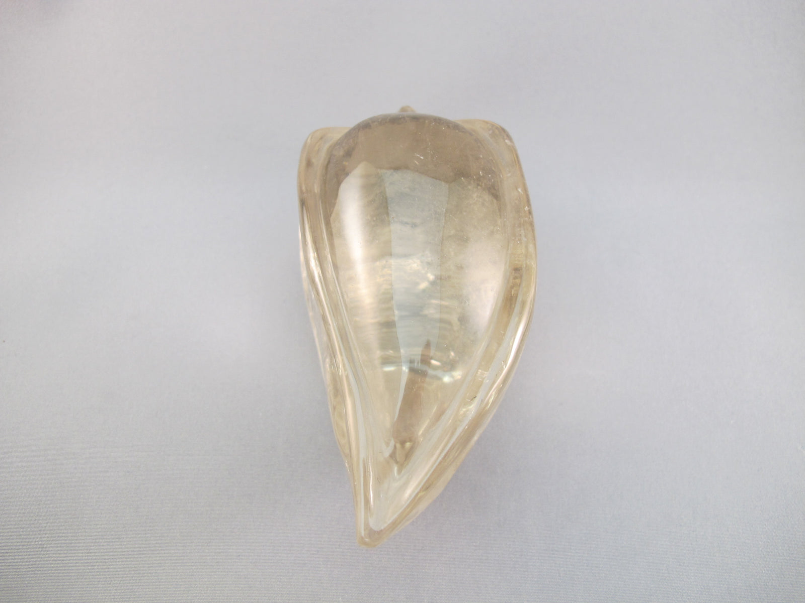 C-T-637 : Rainbow Citrine Traveler Crystal Skull