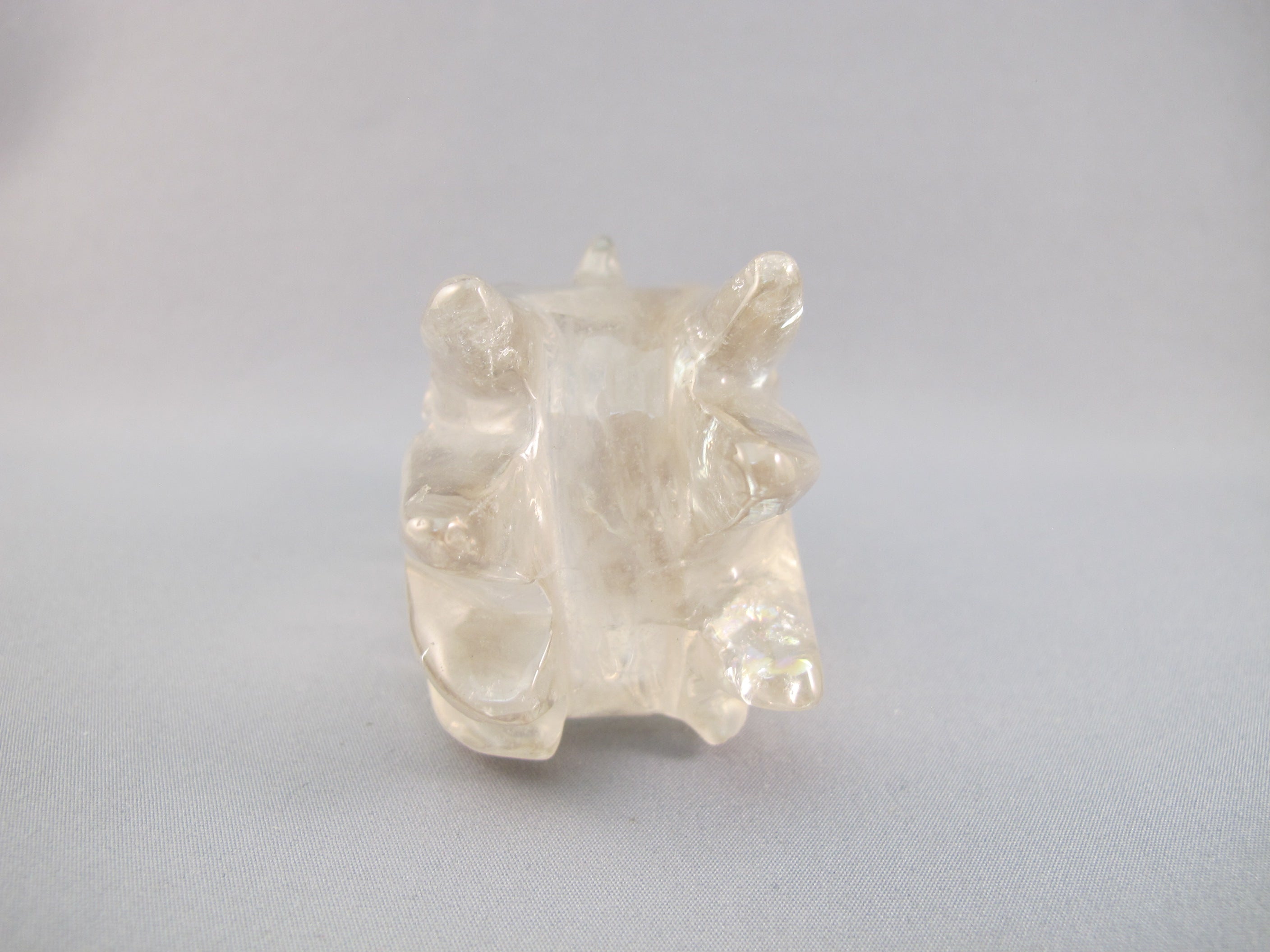 Q-DR-200 : Quartz Dragon Crystal Skull