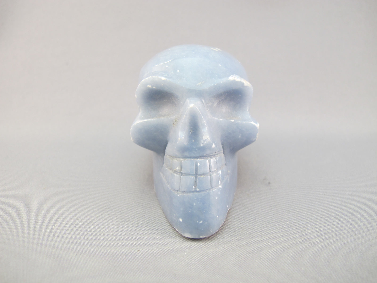 A-AN-M-211 : Adoption Angelite Crystal Skull