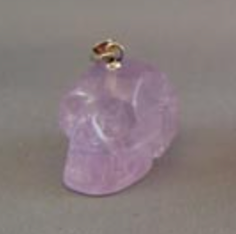 Amethyst Crystal Skull Pendant (small) (AMY-J-P-s)