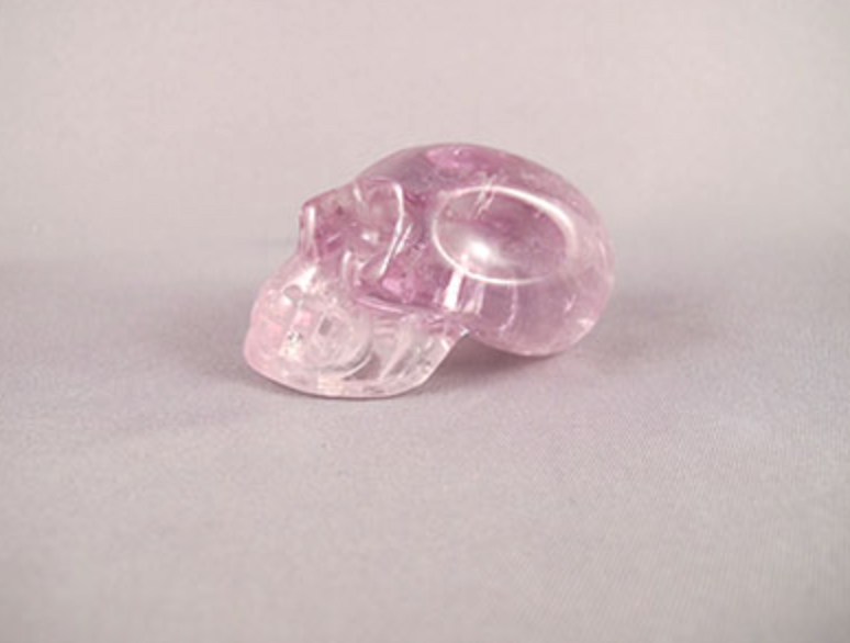 AM-S-50 : Mayan-Style Ametrine Crystal Skull