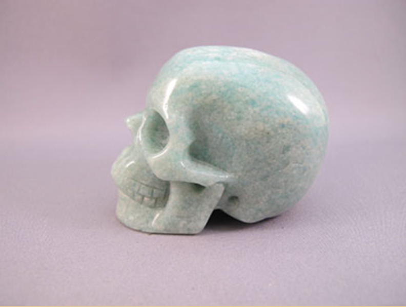 AMA-S-125 : Amazonite Crystal Skull