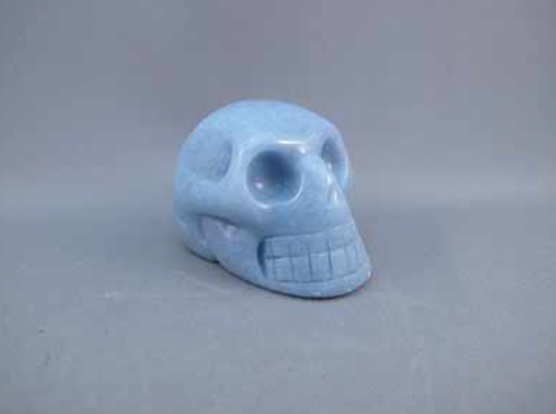 AN-S-35 : Angelite Crystal Skull