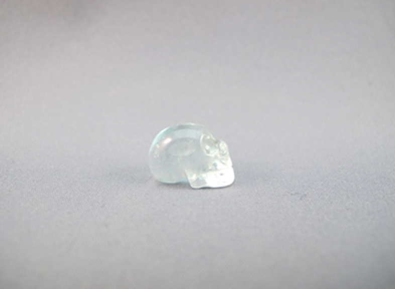 AQ-M-2.4 : Gem Aquamarine Crystal Skull