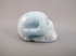 AQ-S-40-sbw : Solid Blue/White Aquamarine Crystal Skull
