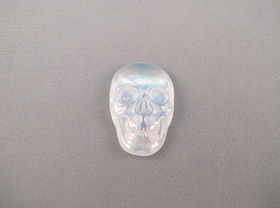 F-ANA-M-TS : TRINITY SHASTA Angel Aura Flat Crystal Skull