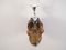 J-SS-AB-11 : Sterling Silver Sumatran Blue Amber Crystal Skull Pendant