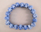 J-B-BQ : XL Crystal Skull Bead Bracelet - Blue Quartz