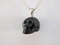 SP-1-BO : Black Obsidian Crystal Skull Pendant (small)