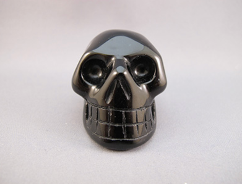 BO-S-80 : Black Obsidian Crystal Skull