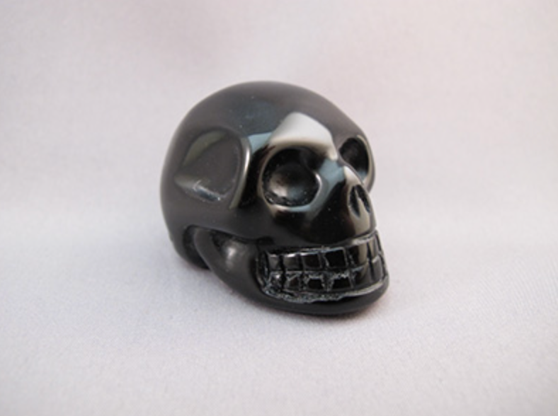 BO-S-50 : Black Obsidian Crystal Skull