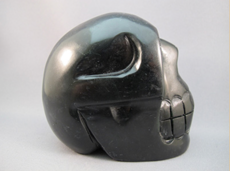 BJ-L-897 : Black Jade Crystal Skull