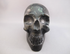 BT-L-633-c : Black Tourmaline with Chrysocolla Crystal Skull