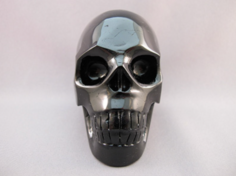 BT-L-600 : Black Tourmaline Crystal Skull