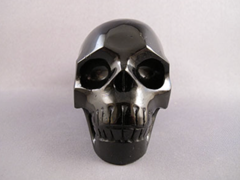 BT-M-400 : Black Tourmaline Crystal Skull