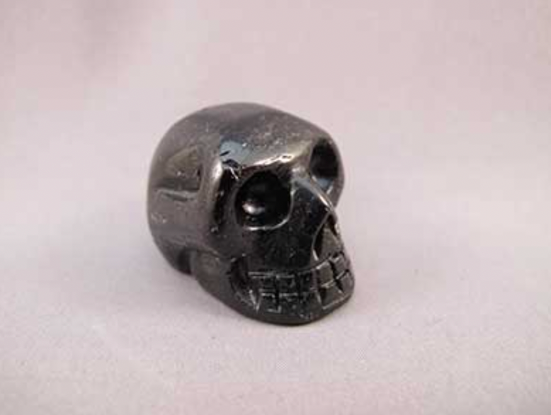 BT-S-40 : Black Tourmaline Crystal Skull