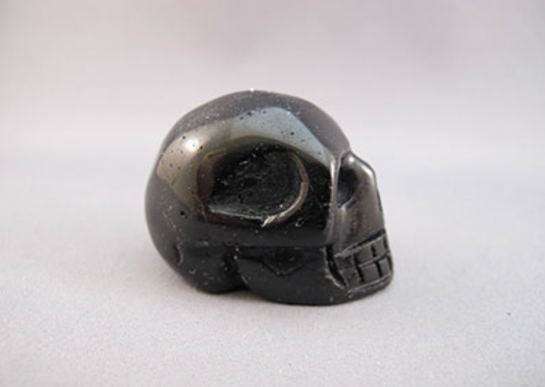 BT-S-50 : Black Tourmaline Crystal Skull