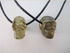 Drilled Citrine Crystal Skull