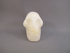 CY-M-115-w : White Cryolite Crystal Skull