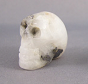 CY-S-15-s : Siderite Cryolite Crystal Skull