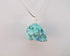 MP-1-CHY : Chrysocolla Crystal Skull Pendant (medium)