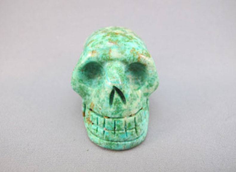 CHY-S-75 : Chrysocolla Crystal Skull